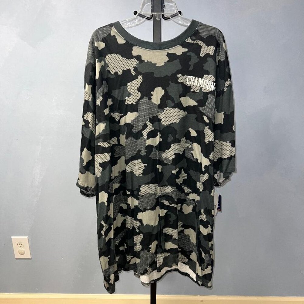 Champion Men's Long-Sleeve Camo Active Top - Size: 4XLT